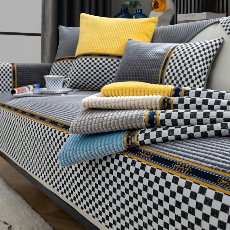 Corn Grid Sofa Cushion Four Seasons Universal Simple Modern Non-Slip Sofa Cover Universal Cushion Cover Cushion Cover Cloth
Corn Grid Sofa Cushion Four Seasons Universal Simple Modern Non-Slip Sofa Cover Universal Cushion Cover Cushion Cover Cloth