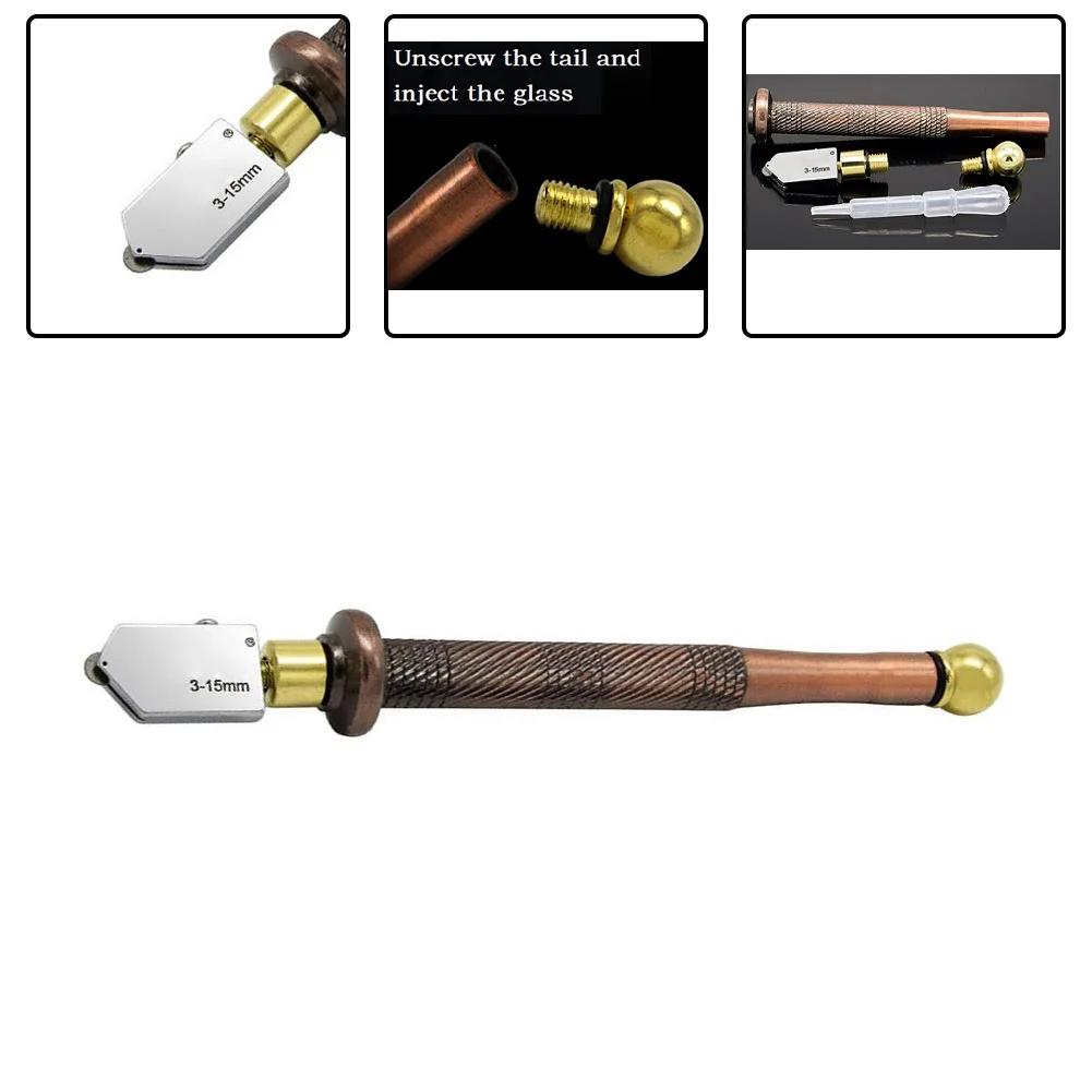 Diamond Glass Cutter Glass Ceramic Porcelain Scribing Knife Alloy Cutting Wheel Metal Handle Head For Glass Mirror Tile
Diamond Glass Cutter Glass Ceramic Porcelain Scribing Knife Alloy Cutting Wheel Metal Handle Head For Glass Mirror Tile