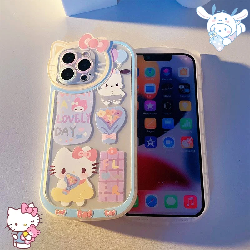 Sanrio Hello Kittys My Melody Mobile Phone Case Kawaii iPhone 13 12 11 X Pro Max Beauty Transparent Protective Shell Toy Girls
Sanrio Hello Kittys My Melody Mobile Phone Case Kawaii iPhone 13 12 11 X Pro Max Beauty Transparent Protective Shell Toy Girls