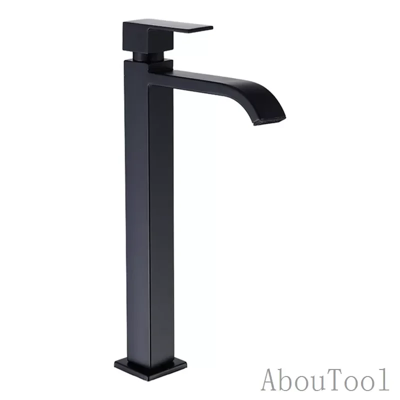 Waterfall Faucet Black Metal Tall Basin Faucets Cold Water Tap Torneira Stainless Steel Bathroom Faucet Sink Washing Tap House
Waterfall Faucet Black Metal Tall Basin Faucets Cold Water Tap Torneira Stainless Steel Bathroom Faucet Sink Washing Tap House