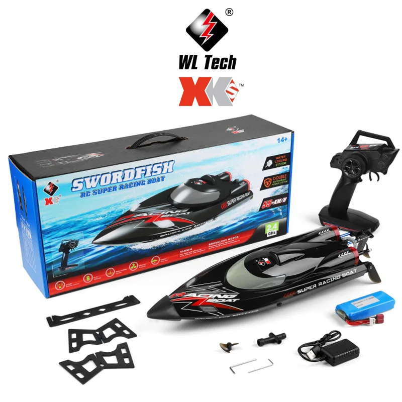 

Genuine Wltoys Wl916 High Speed Rc Boat 55km/h Remote Control Boats 2.4ghz Capsize Low Battery Alarm Rc Boat Toy For Kids Adult