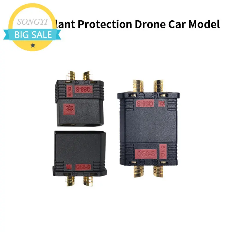 Heavy Duty Battery Connector Anti-Spark Gold Connector Large Power Plug for RC Plant Protection Drone Car Model
Heavy Duty Battery Connector Anti-Spark Gold Connector Large Power Plug for RC Plant Protection Drone Car Model