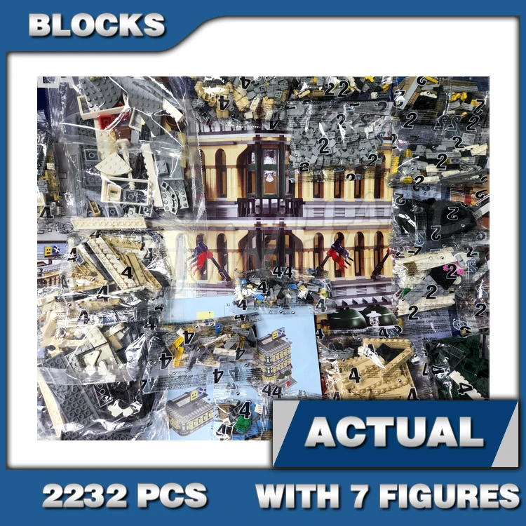 2232pcs Expert Modular Street View 3-story Department Store Emporium 15005 Building Block Sets Compatible With Model
2232pcs Expert Modular Street View 3-story Department Store Emporium 15005 Building Block Sets Compatible With Model