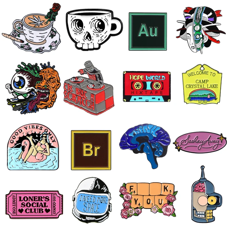 Creative Pr Software Enamel Pin Punk One-eyed Monster Metal Brooches Trendy Hat Backpack Accessories Jewelry Gifts For Friends
Creative Pr Software Enamel Pin Punk One-eyed Monster Metal Brooches Trendy Hat Backpack Accessories Jewelry Gifts For Friends