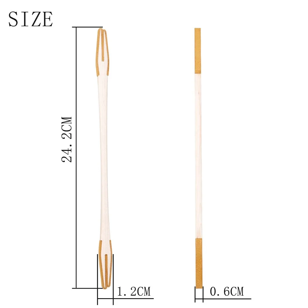 Piano Wood Soundstop 24x1x0.5cm/ 9.3 X 0.2 X 0.2inch Wooden Piano Treble Stick Both Ended Mute Mini Tool For Piano Tuning Tools
Piano Wood Soundstop 24x1x0.5cm/ 9.3 X 0.2 X 0.2inch Wooden Piano Treble Stick Both Ended Mute Mini Tool For Piano Tuning Tools