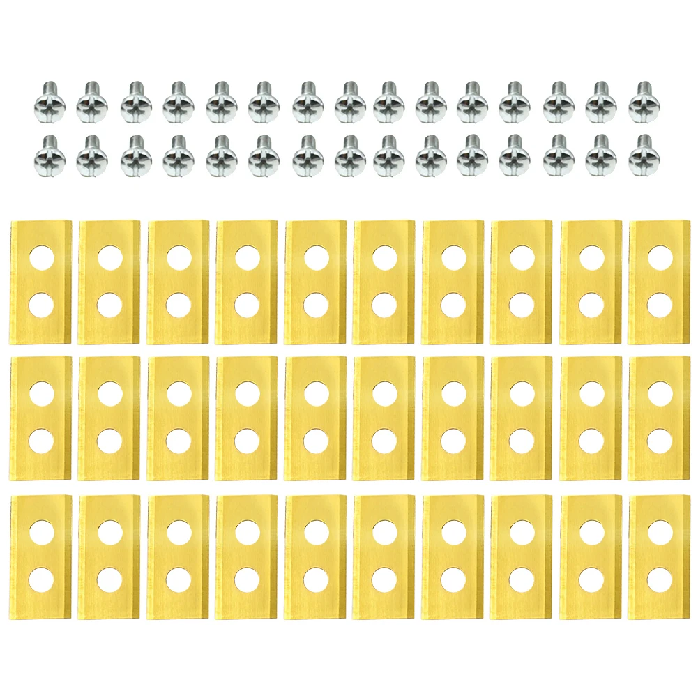 30Pcs Grass Cutter Blade Stainless Steel Lawnmower Replacement Blade Double Hole for Worx Landoid Lanmower WG754E WG791E
30Pcs Grass Cutter Blade Stainless Steel Lawnmower Replacement Blade Double Hole for Worx Landoid Lanmower WG754E WG791E