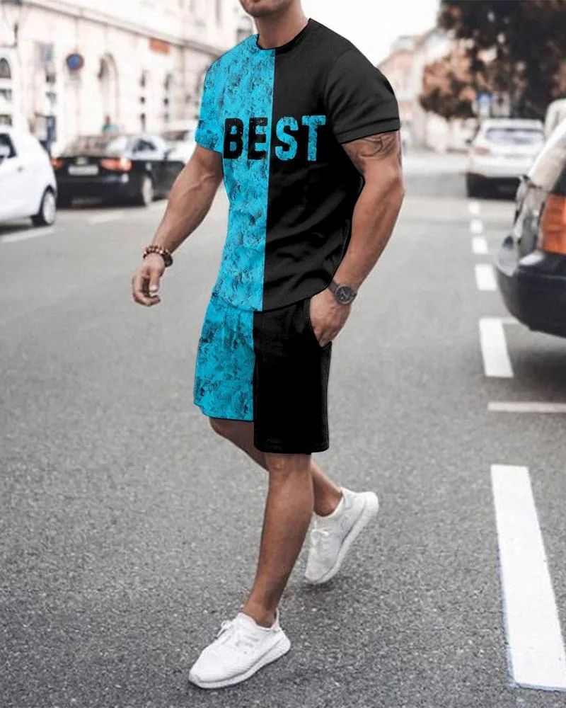 2023 Summer Sportswear 2 Piece Sets Oversized Tracksuit Men's Set Casual T Shirt+Shorts Male Fashion Clothes Top Tshirt Suits
2023 Summer Sportswear 2 Piece Sets Oversized Tracksuit Men's Set Casual T Shirt+Shorts Male Fashion Clothes Top Tshirt Suits