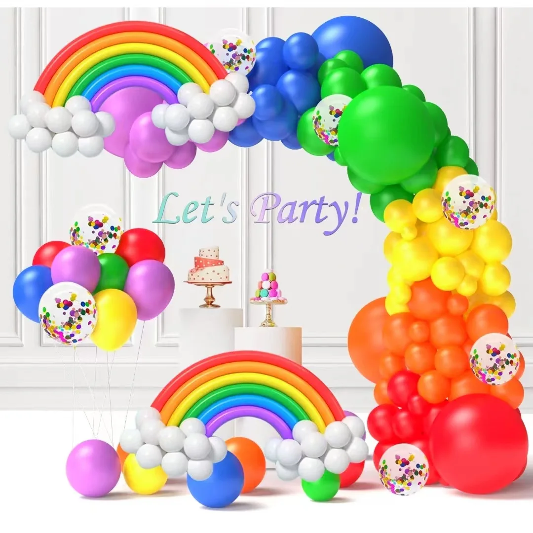 147pcs Rainbow Series Balloon Garland Suitable for Circus Carnival Children's Birthday Party Wedding Room Decoration Baby Bath
147pcs Rainbow Series Balloon Garland Suitable for Circus Carnival Children's Birthday Party Wedding Room Decoration Baby Bath