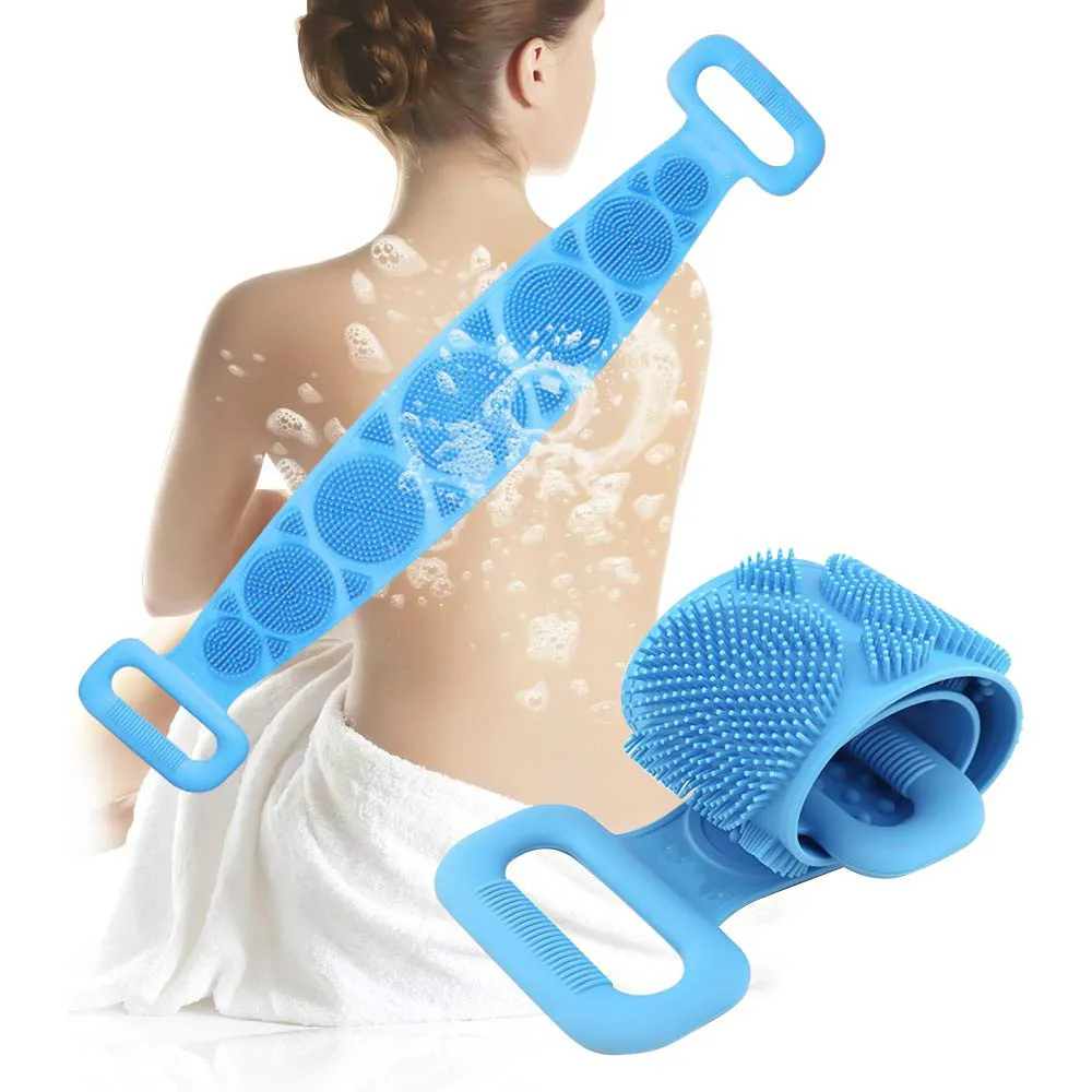 Silicone Body Scrubber Bath Shower Towel Back Cleaning Strap Wash Brush Belt Massage Skin Mud Peeling
Silicone Body Scrubber Bath Shower Towel Back Cleaning Strap Wash Brush Belt Massage Skin Mud Peeling