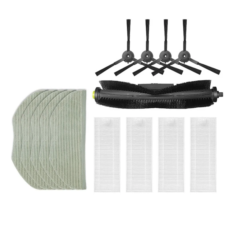 Main Side Brush Filter And Mop Cloth Replacement Accessories Kits For Qihoo 360 S10 X100 MAX Robotic Vacuum Cleaner
Main Side Brush Filter And Mop Cloth Replacement Accessories Kits For Qihoo 360 S10 X100 MAX Robotic Vacuum Cleaner