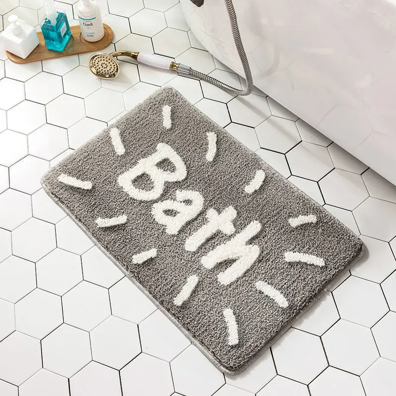 Nordic Style Bathroom Water Absorption Anti-slip Floor Mat Soft Thicken Foot Mat Home Decoration Small Carpet Entrance Doormat
Nordic Style Bathroom Water Absorption Anti-slip Floor Mat Soft Thicken Foot Mat Home Decoration Small Carpet Entrance Doormat