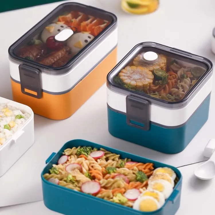 Japanese style bento plastic 1/2 layer lunch box for school office microwave divider Portable sealed picnic box food containers
Japanese style bento plastic 1/2 layer lunch box for school office microwave divider Portable sealed picnic box food containers
