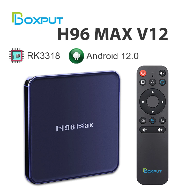 H96 MAX V12 RK3318 Smart TV Box Android 12 4K 2.4G/5G Dual Wifi BT4.0 Media player 2G 4G 100M 16G32G64G Set top box With BPR1S
H96 MAX V12 RK3318 Smart TV Box Android 12 4K 2.4G/5G Dual Wifi BT4.0 Media player 2G 4G 100M 16G32G64G Set top box With BPR1S