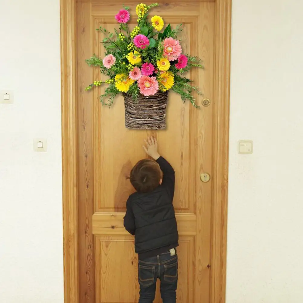 Flower Wreath Pendant Fashion No Watering Easy to Care Hanging Flower Basket Garland Spring Decoration Photography Prop
Flower Wreath Pendant Fashion No Watering Easy to Care Hanging Flower Basket Garland Spring Decoration Photography Prop