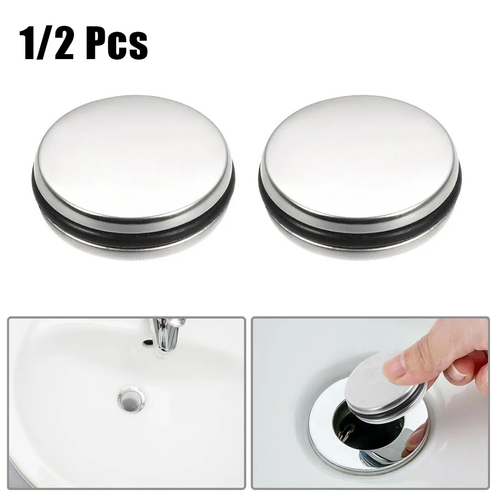 Sink Bath Basin Waste Sink Push Silver Tone Stainless Steel Bathroom Basin Clack Plug Easy Pop-Up Plug Stopper
Sink Bath Basin Waste Sink Push Silver Tone Stainless Steel Bathroom Basin Clack Plug Easy Pop-Up Plug Stopper