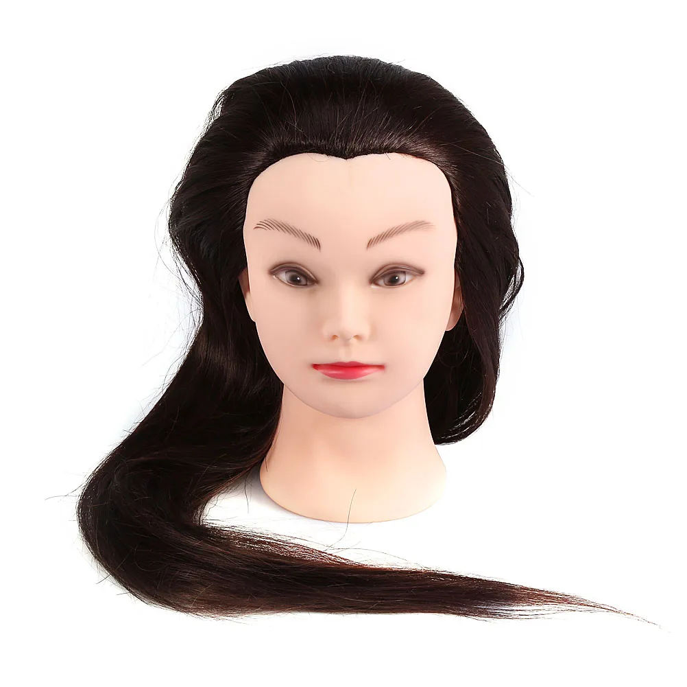 26" Synthetic Fiber Mannequin Head Hairdresser Training Head Cosmetology Doll Head Brown
26" Synthetic Fiber Mannequin Head Hairdresser Training Head Cosmetology Doll Head Brown