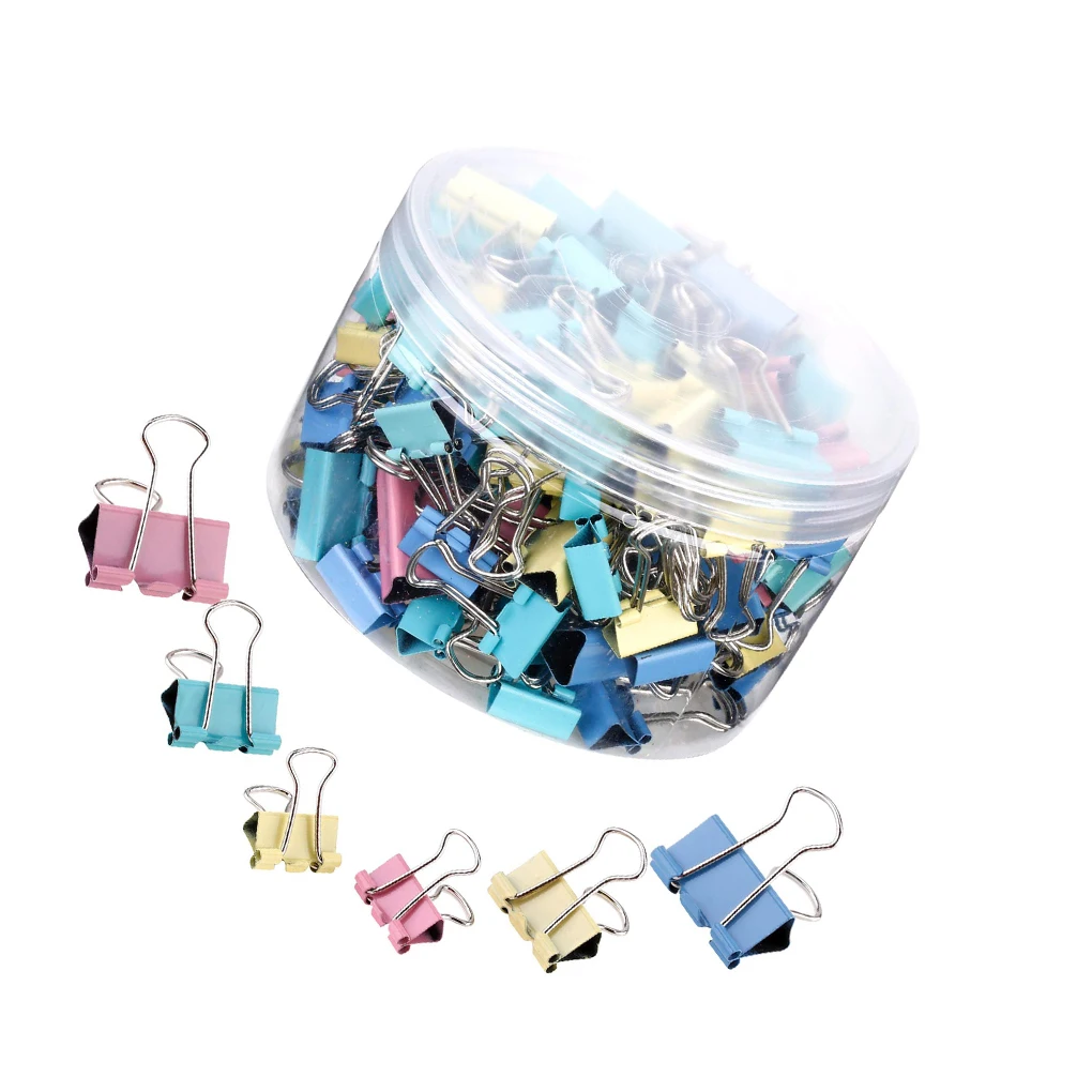 150 Pieces Office Supply Clip Wear-resistant Student Paper Organizer Study Colorful Binder Clips Document Storage Holder
150 Pieces Office Supply Clip Wear-resistant Student Paper Organizer Study Colorful Binder Clips Document Storage Holder