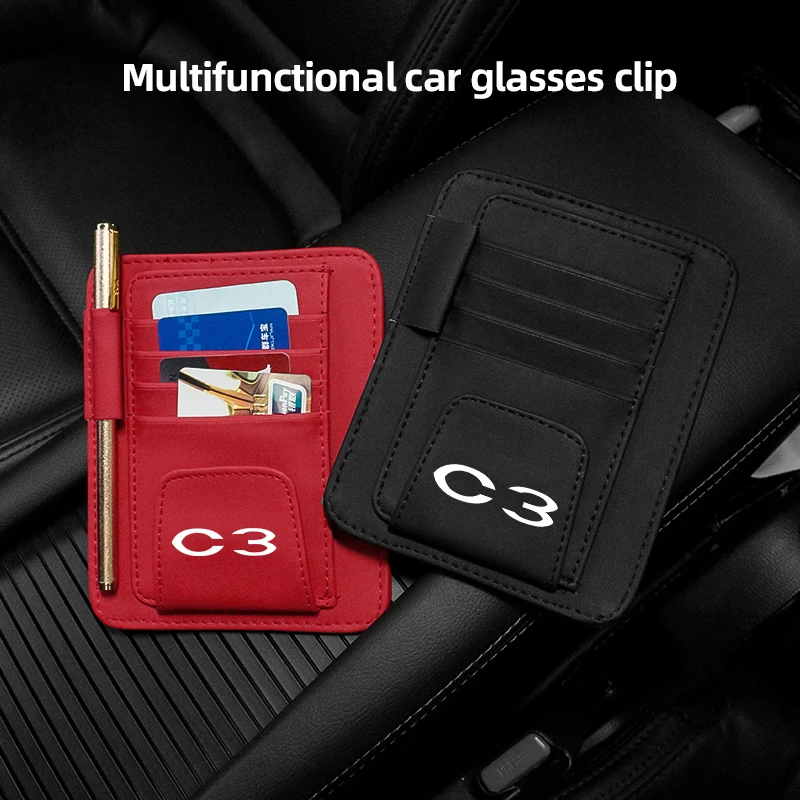 Многофункциональная автомобильная сумка для хранения солнцезащитного козырька для Citroen C3, автомобильный стеклянный зажим, товары для интерьера автомобиля, держатель для купюр, автозапчасти
Многофункциональная автомобильная сумка для хранения солнцезащитного козырька для Citroen C3, автомобильный стеклянный зажим, товары для интерьера автомобиля, держатель для купюр, автозапчасти