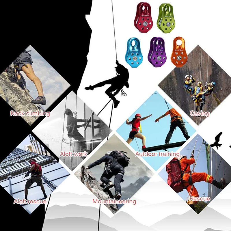 Climbing Pulley Fixed Sideplate Single Sheave Pulley Outdoor Survival Tool High Altitud Traverse Hauling Gear
Climbing Pulley Fixed Sideplate Single Sheave Pulley Outdoor Survival Tool High Altitud Traverse Hauling Gear