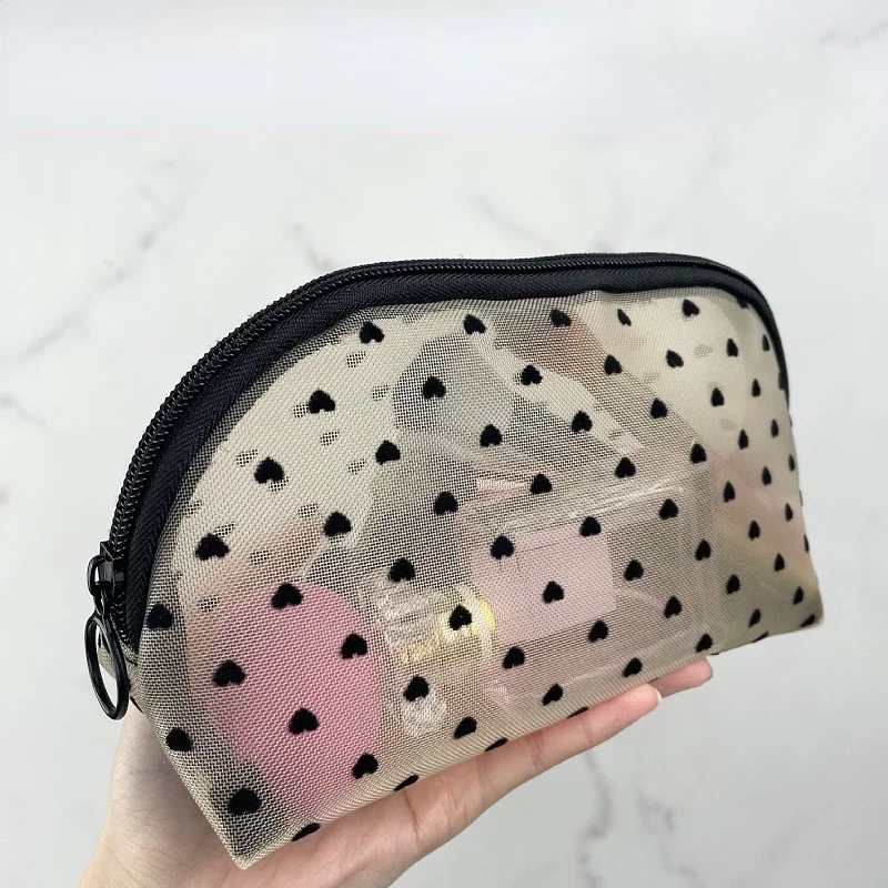 1pc New Mesh Flocking Cosmetic Bag, Jewelry Storage Bag, Transparent Travel Toiletry Storage Bag organizer for cosmetics
1pc New Mesh Flocking Cosmetic Bag, Jewelry Storage Bag, Transparent Travel Toiletry Storage Bag organizer for cosmetics