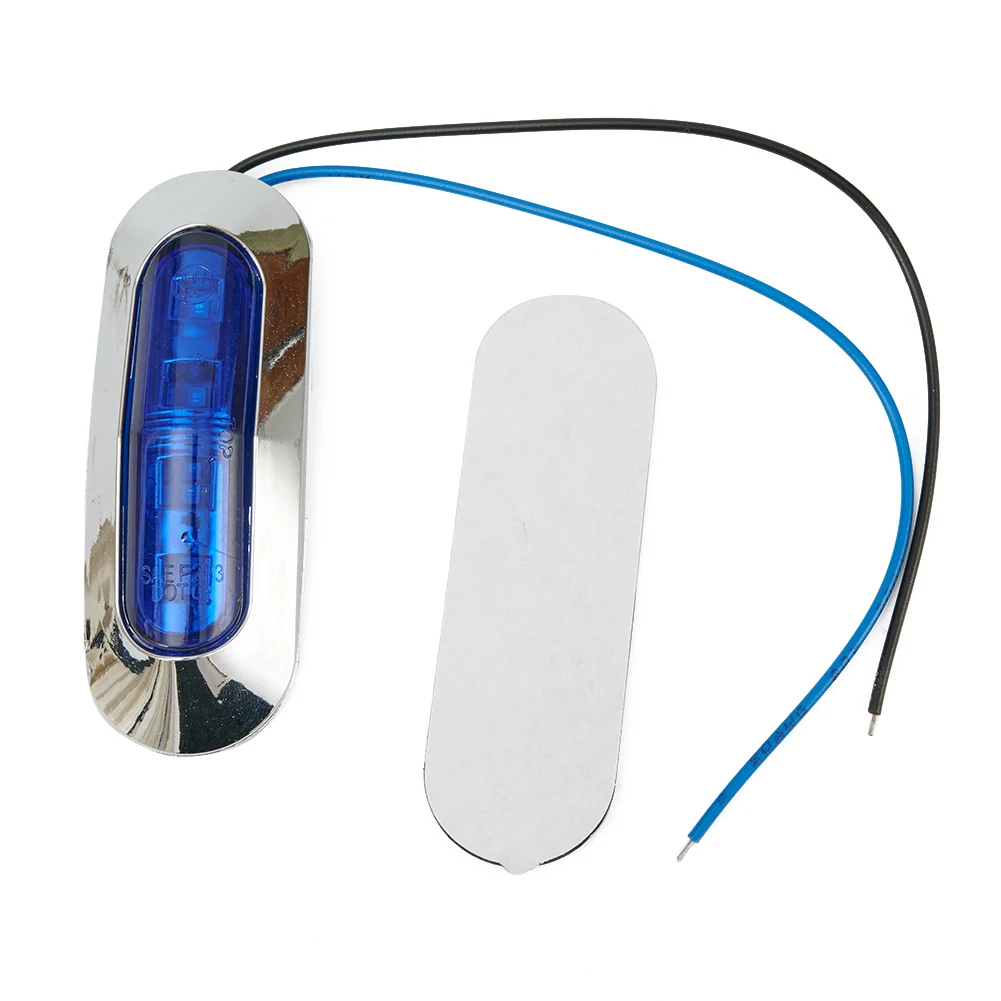 Blue 4LED Clearance Side Marker Light Parking Indicator Lamps 12-24V Waterproof Car SUV Vans Lorry Rvs Bus Boat Trailer Lights
Blue 4LED Clearance Side Marker Light Parking Indicator Lamps 12-24V Waterproof Car SUV Vans Lorry Rvs Bus Boat Trailer Lights