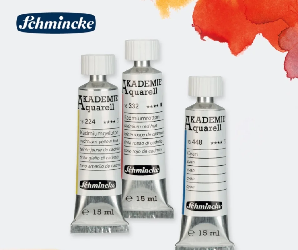 German Schmincke Academy grade 15ml tubular watercolor paint art painting illustration acuarelas
German Schmincke Academy grade 15ml tubular watercolor paint art painting illustration acuarelas