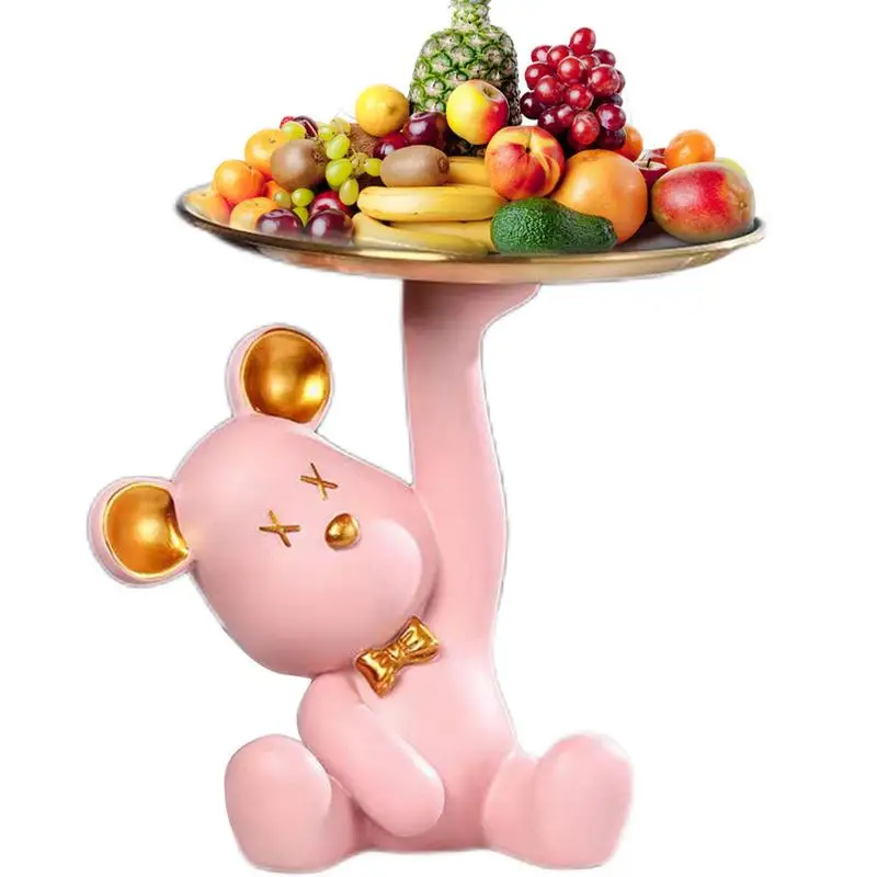 Bear Serving Tray Statue Resin Cute Bear Tabletop Storage Tray Decoration Watch Key Snack Jewelry Holder Decorative Tray Statue
Bear Serving Tray Statue Resin Cute Bear Tabletop Storage Tray Decoration Watch Key Snack Jewelry Holder Decorative Tray Statue