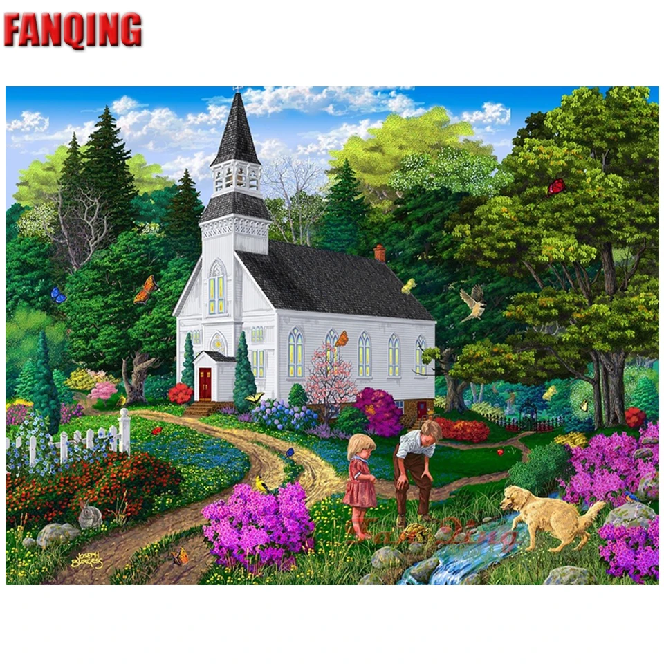5D алмазная живопись, деревенская церковь, полноразмерная и круглая Алмазная вышивка, мозаика для детей и собак, стразы, картины, домашний декор
5D алмазная живопись, деревенская церковь, полноразмерная и круглая Алмазная вышивка, мозаика для детей и собак, стразы, картины, домашний декор