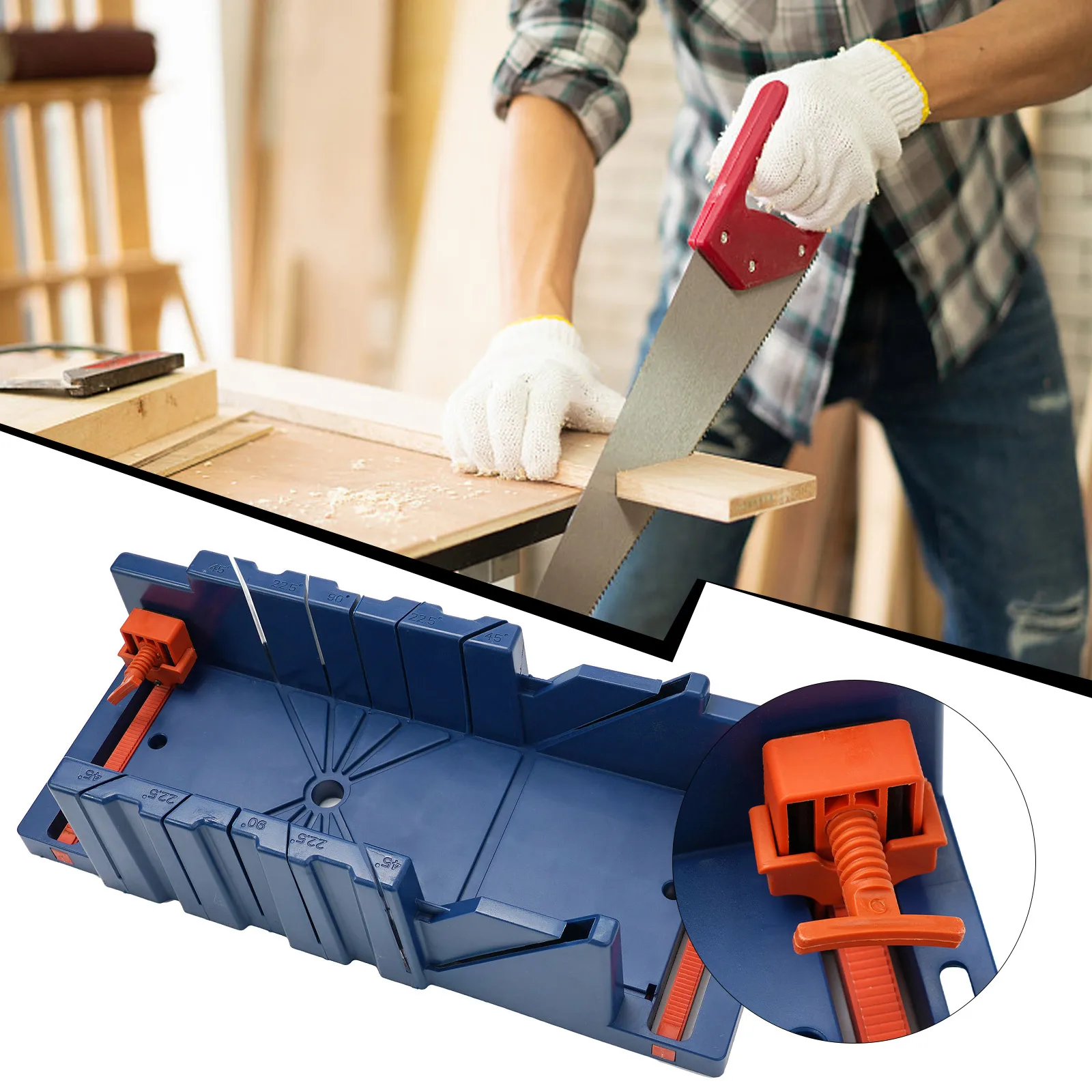 1Pcs Mitre Saw Box 45 90 Degree Saw Box Woodworking Clamping Mitre Box For Door Angle Saw Oblique Cutting Hand Tool Sets S/M/L
1Pcs Mitre Saw Box 45 90 Degree Saw Box Woodworking Clamping Mitre Box For Door Angle Saw Oblique Cutting Hand Tool Sets S/M/L