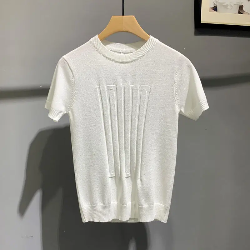 Men 2022 Summer New Korean Slim Fit Knitted T-shirt Men's Solid Color Short-sleeved T-shirt Male O-Neck Bottoming T-shirt A115
Men 2022 Summer New Korean Slim Fit Knitted T-shirt Men's Solid Color Short-sleeved T-shirt Male O-Neck Bottoming T-shirt A115