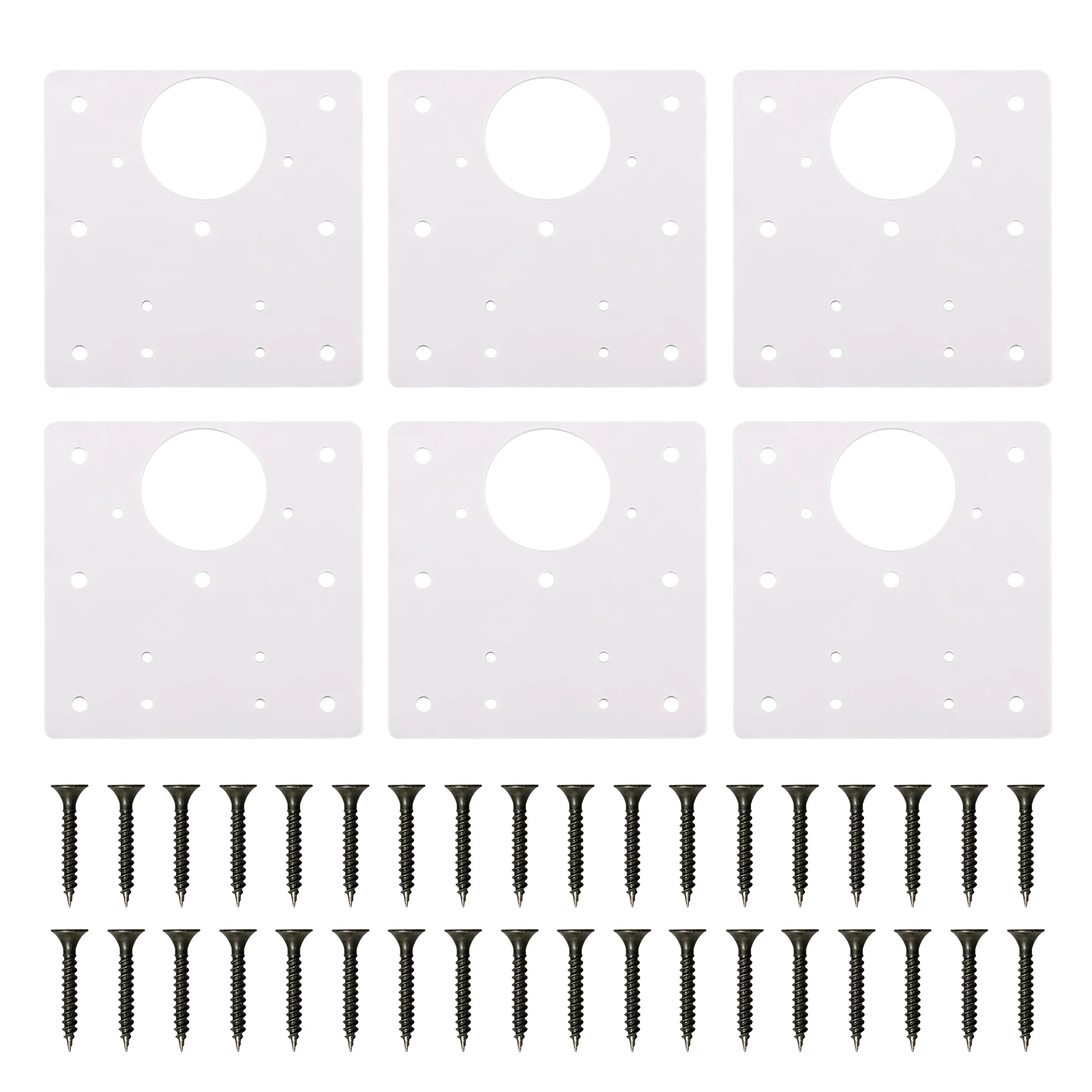 6pcs Hinge Repair Plate Window Furniture Kitchen Cupboard Cabinet Door Home ABS Hinge Fixing Plate Cabinet Door Repair Plate
6pcs Hinge Repair Plate Window Furniture Kitchen Cupboard Cabinet Door Home ABS Hinge Fixing Plate Cabinet Door Repair Plate