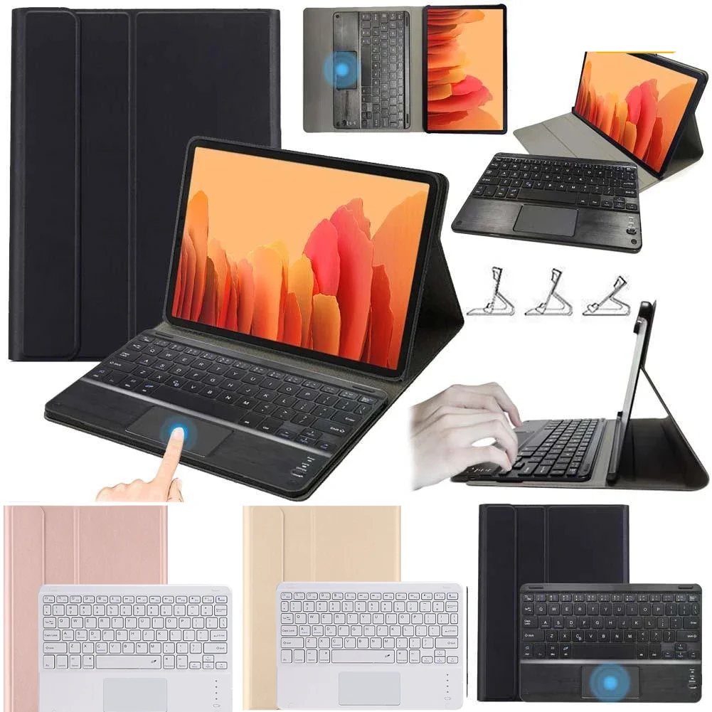 For Samsung Galaxy Tab A7 10.4 Touchpad Keyboard Case SM-T500 T505 Detachable Wireless Auto Sleep Wake Leather Slim
For Samsung Galaxy Tab A7 10.4 Touchpad Keyboard Case SM-T500 T505 Detachable Wireless Auto Sleep Wake Leather Slim