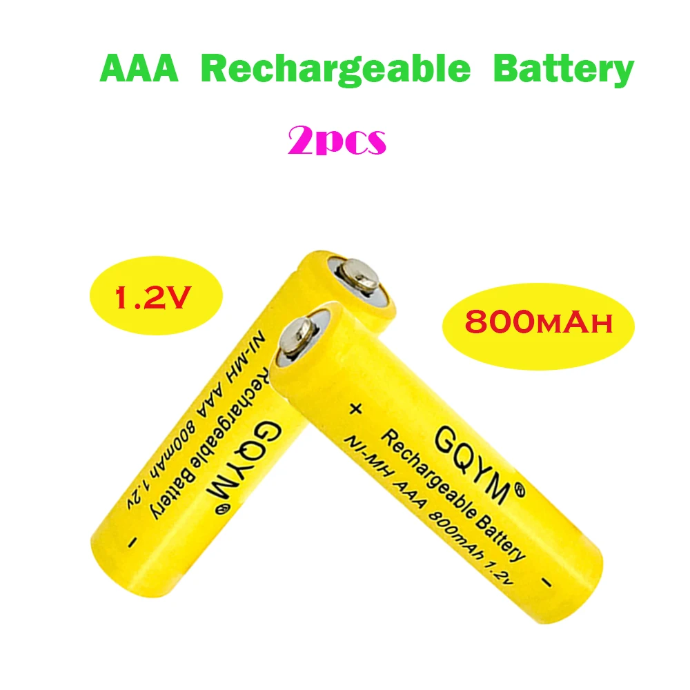 AAA 2022 Top Selling 2/4/6/8pcs 800mAh Rechargeable Battery Yellow NiMH Battery 1.2V Yellow AAA 800mAh 3A 
AAA 2022 Top Selling 2/4/6/8pcs 800mAh Rechargeable Battery Yellow NiMH Battery 1.2V Yellow AAA 800mAh 3A
