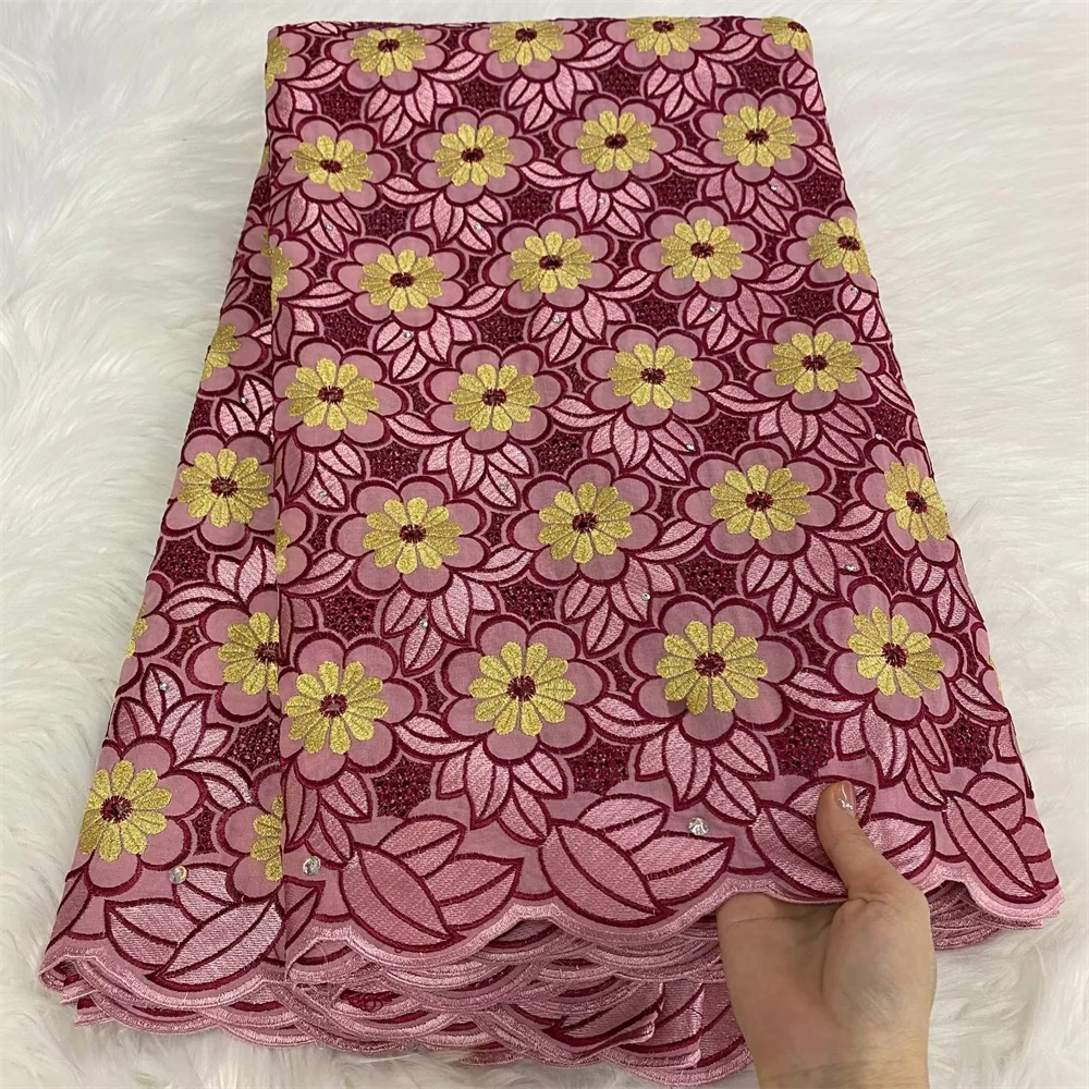 African Dry Cotton Lace Fabric 2023 High Quality With Stones Embroidery Nigerian Lace Fabrics Swiss Voile Lace In Switzerland
African Dry Cotton Lace Fabric 2023 High Quality With Stones Embroidery Nigerian Lace Fabrics Swiss Voile Lace In Switzerland