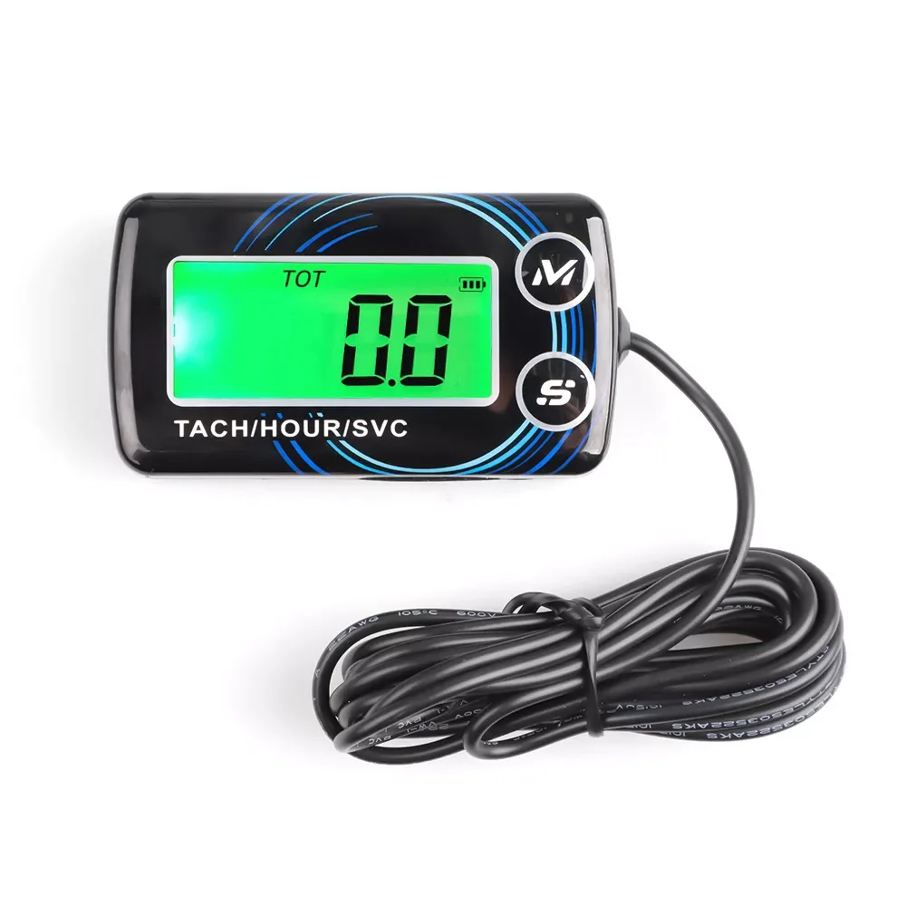 Tach Hour meter Motorcycle Meter Digital Tachometer Engine Resettable Maintenace Alert RPM Counter For Chainsaws Boats ATV
Tach Hour meter Motorcycle Meter Digital Tachometer Engine Resettable Maintenace Alert RPM Counter For Chainsaws Boats ATV