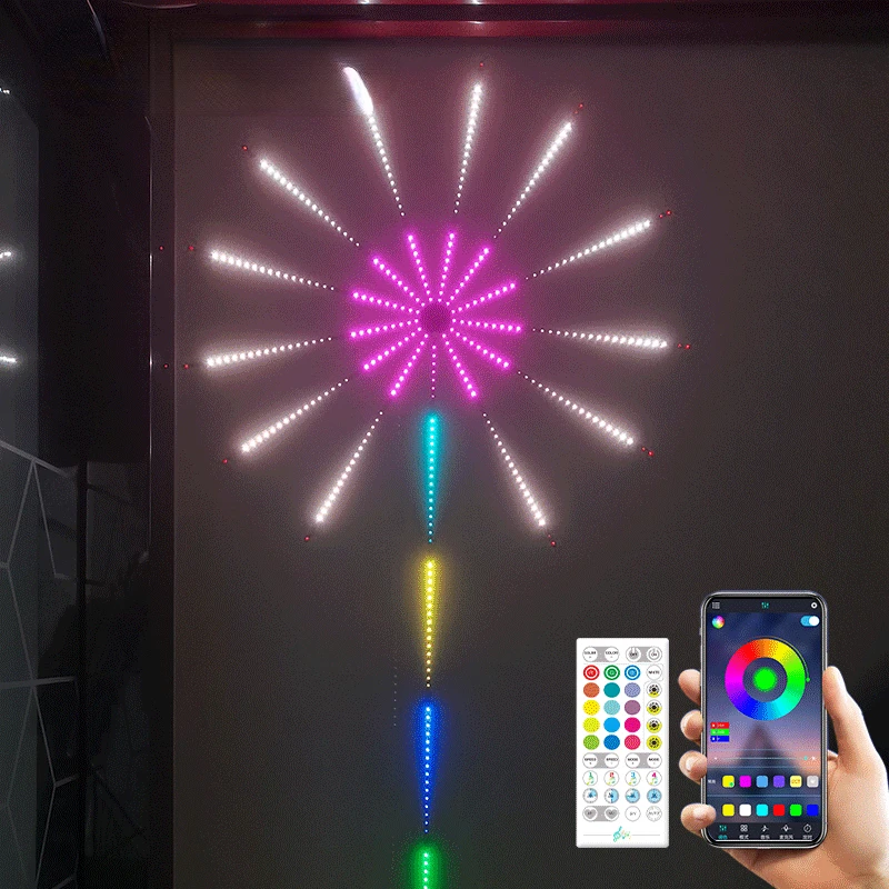 NEW Sound Control Symphony Firework Light DIY Firework Ambient Dream Wedding Christmas Music Control Full Kit Dream Meteor Light
NEW Sound Control Symphony Firework Light DIY Firework Ambient Dream Wedding Christmas Music Control Full Kit Dream Meteor Light