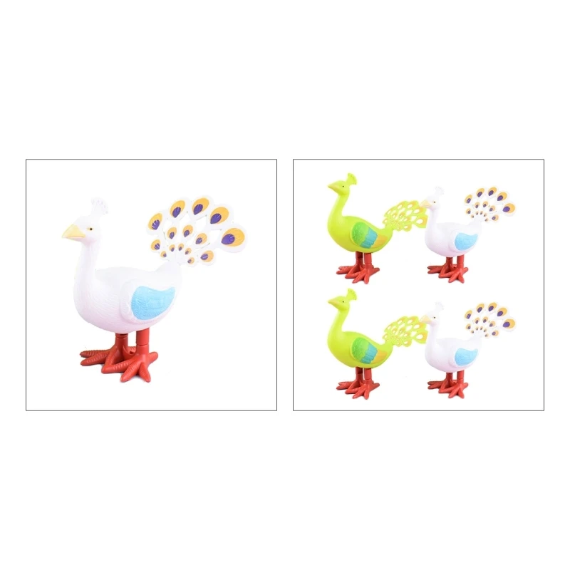 Bird Peacocks Shape Plastic Wind-up Mechanical Toy Clockwork Toy Peacocks E65D
Bird Peacocks Shape Plastic Wind-up Mechanical Toy Clockwork Toy Peacocks E65D
