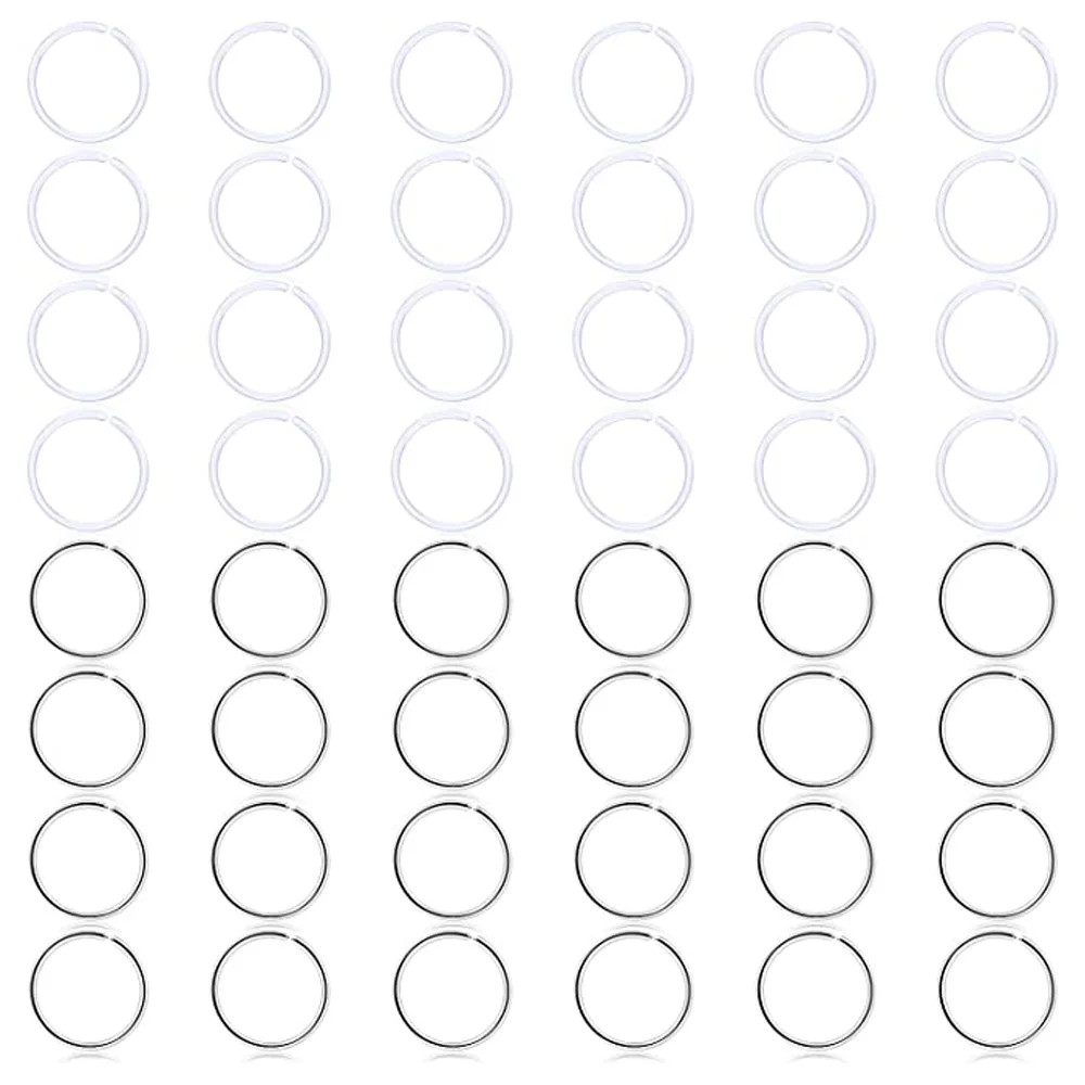 48 шт. прозрачное кольцо в нос фиксатор Bioflex из нержавеющей стали, серьги для губ, искусственное кольцо, фиксатор пирсинга, ювелирные изделия ...
48 шт. прозрачное кольцо в нос фиксатор Bioflex из нержавеющей стали, серьги для губ, искусственное кольцо, фиксатор пирсинга, ювелирные изделия ...