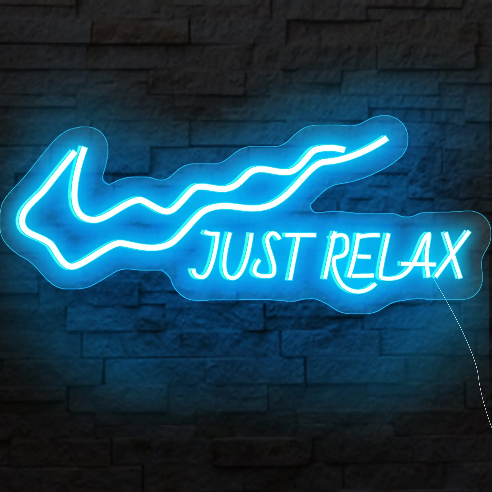 Just Relax LED Neon Sign Light Wall Neon Light Hanging Lamp for Bedroom Party Shop Birthday Home Decoration
Just Relax LED Neon Sign Light Wall Neon Light Hanging Lamp for Bedroom Party Shop Birthday Home Decoration