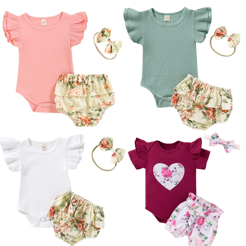 0-24M Baby Girls Clothes Set Short Sleeve Bodysuit and Shorts+Bow Headband 3Pcs Newborn Summer Clothes Princess 2022 New Outfits
0-24M Baby Girls Clothes Set Short Sleeve Bodysuit and Shorts+Bow Headband 3Pcs Newborn Summer Clothes Princess 2022 New Outfits