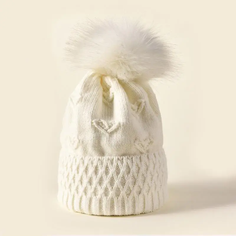 Solid Knitted Skullies Beanies Hat for Unisex Casual Big Fur Pompom Hat Women Man Winter Warm Leisure Caps gorras para mujer
Solid Knitted Skullies Beanies Hat for Unisex Casual Big Fur Pompom Hat Women Man Winter Warm Leisure Caps gorras para mujer