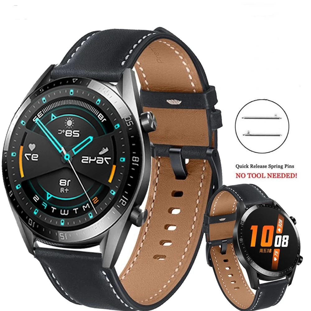 Ремешок кожаный для Huawei GT 2 46 мм, браслет для смарт-часов Huawei Watch 3 Pro/GT Runner/GT 2E/GT 3/Honor Magic, 22 мм
Ремешок кожаный для Huawei GT 2 46 мм, браслет для смарт-часов Huawei Watch 3 Pro/GT Runner/GT 2E/GT 3/Honor Magic, 22 мм