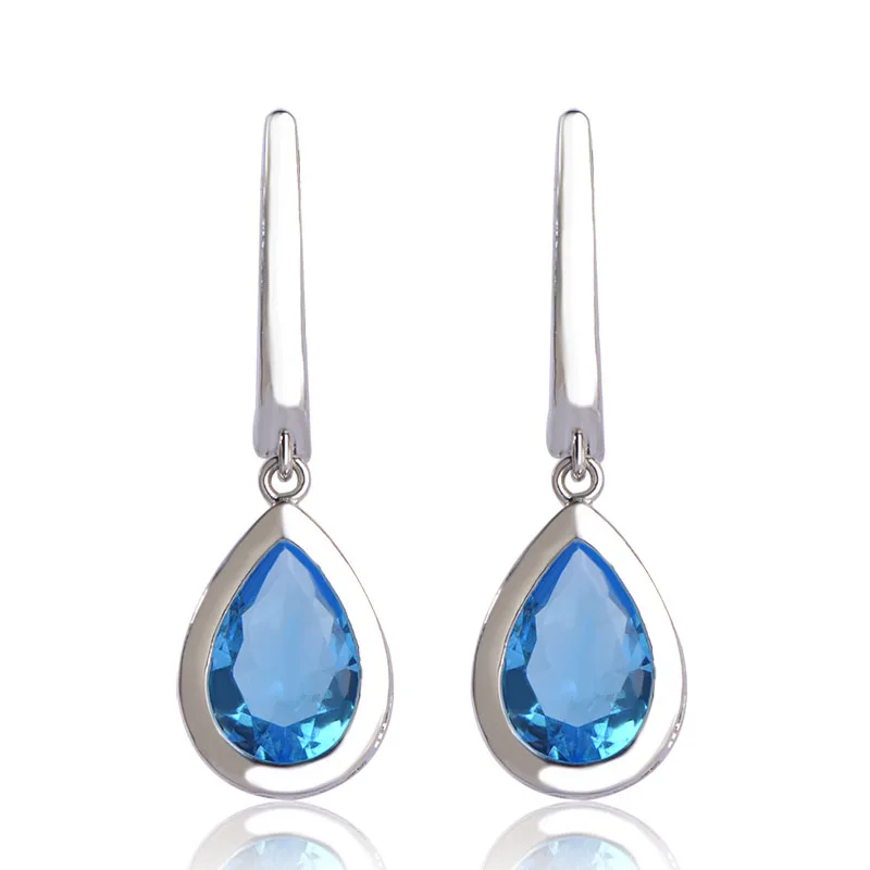 Funmor Water Drop Shape Copper Drop Earrings Women Girls 6 Colors England Hook Cubic Zirconia Copper Charm Dangle Earring Brinco
Funmor Water Drop Shape Copper Drop Earrings Women Girls 6 Colors England Hook Cubic Zirconia Copper Charm Dangle Earring Brinco