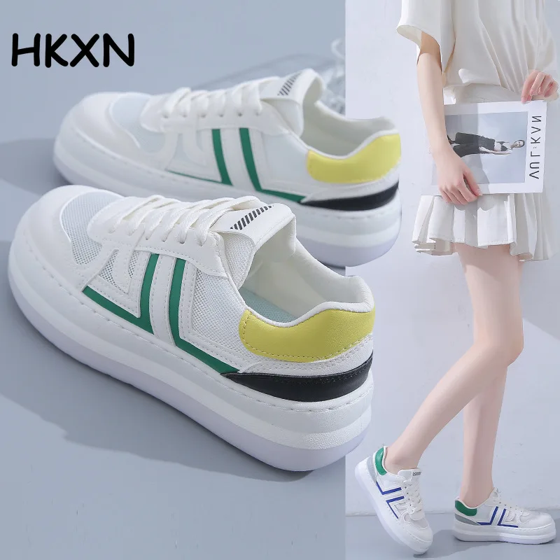 Summer White Shoes Women's Vulcanize Shoes 2022 New Breathable All-match Student Women's Shoes Trendy Casual Sneakers Y
Summer White Shoes Women's Vulcanize Shoes 2022 New Breathable All-match Student Women's Shoes Trendy Casual Sneakers Y