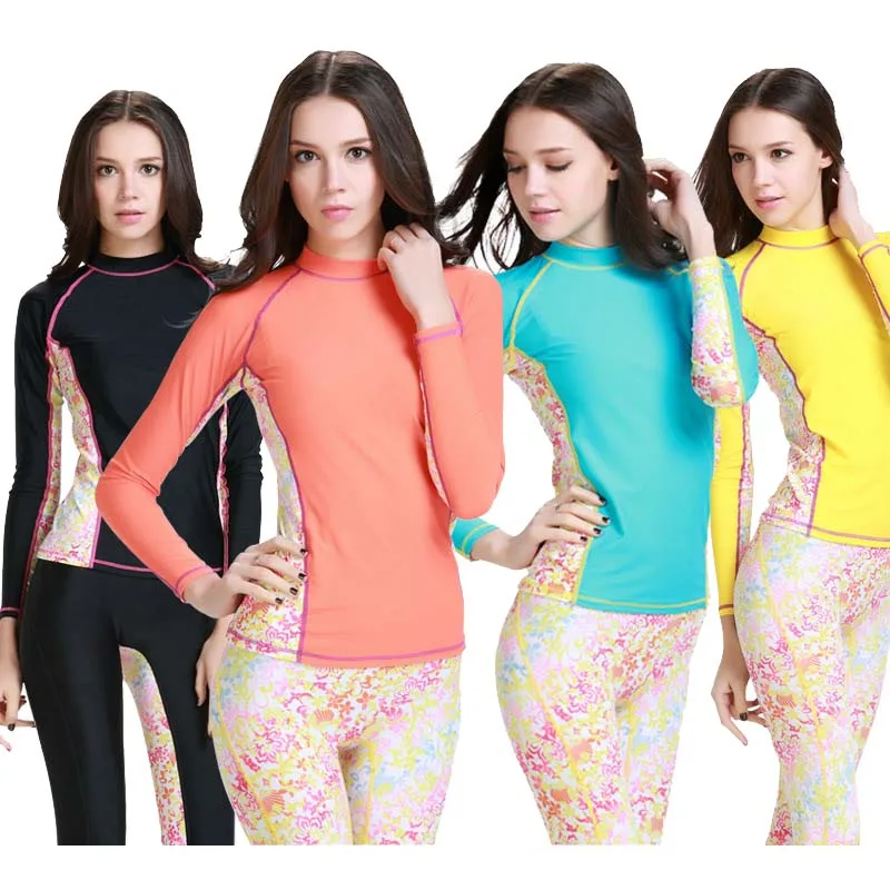 SBART 1PC Long Sleeve Swimwear Rash Guards Women Swimsuits T Shirts Female Swimming Tops Beach Bathing Suits
SBART 1PC Long Sleeve Swimwear Rash Guards Women Swimsuits T Shirts Female Swimming Tops Beach Bathing Suits