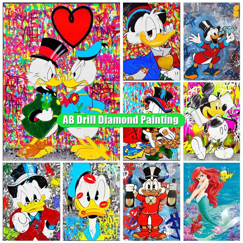Mickey Mouse And Donald Duck Diy 5D Ab Diamond Painting Disney Cross Stitch Kits Home Decor Mosaic Diamond Embroidery Full Ll385
Mickey Mouse And Donald Duck Diy 5D Ab Diamond Painting Disney Cross Stitch Kits Home Decor Mosaic Diamond Embroidery Full Ll385