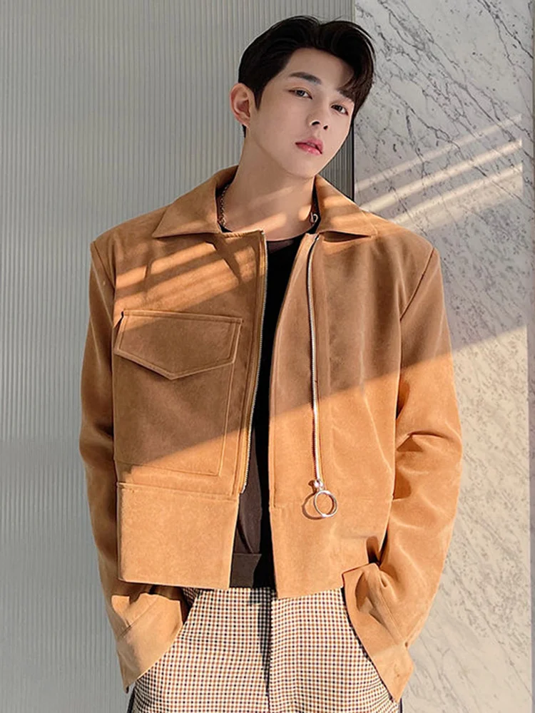 SYUHGFA Korean Zipper Large Pocket Men's Clothing Jacket Loose Turn-down Collar 2022 Spring Autumn Fashion Casual Coats For Male
SYUHGFA Korean Zipper Large Pocket Men's Clothing Jacket Loose Turn-down Collar 2022 Spring Autumn Fashion Casual Coats For Male