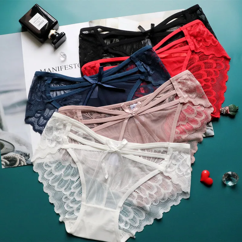 Women's Panties Sexy Underwear Panty Low-Waist Lingerie Translucent Hollow Out Briefs Underpant Comfortable Mesh Lace-up Ladies
Women's Panties Sexy Underwear Panty Low-Waist Lingerie Translucent Hollow Out Briefs Underpant Comfortable Mesh Lace-up Ladies