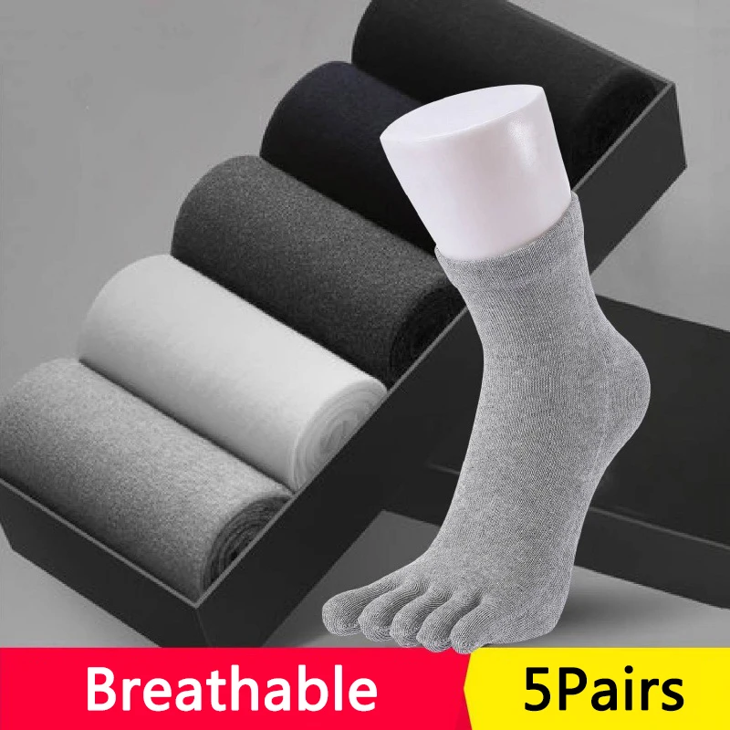 5 пар/лот, демисезонные мужские носки с пятью пальцами, деловые спортивные хлопковые однотонные черные и белые дезодоранты, бесплатная дост...
5 пар/лот, демисезонные мужские носки с пятью пальцами, деловые спортивные хлопковые однотонные черные и белые дезодоранты, бесплатная дост...