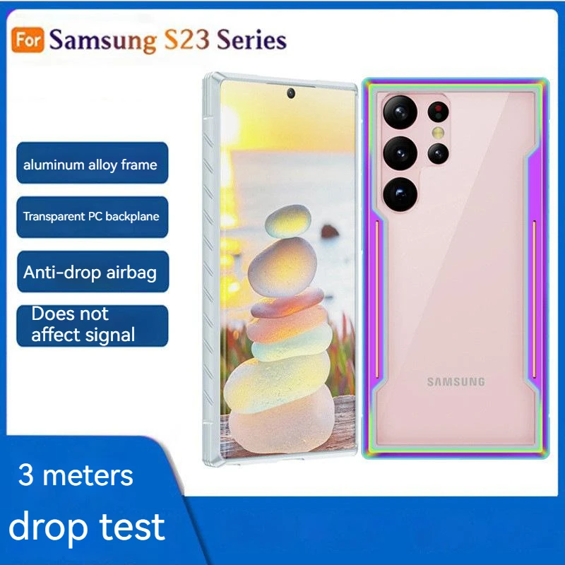 For Samsung S23,S22,S21,Plus,Ultra,A73 A53 A33 5G Magnetic Wireless Charger Transparent PC Cover Aluminum Frame Protective Case
For Samsung S23,S22,S21,Plus,Ultra,A73 A53 A33 5G Magnetic Wireless Charger Transparent PC Cover Aluminum Frame Protective Case